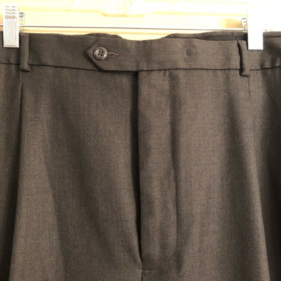 Stafford Classic Fit Dress Pants Pleated Cuffed - Picture 3 of 8